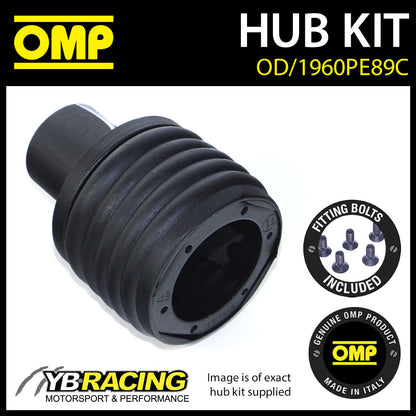 OMP Steering Wheel Hub Boss Kit fits PEUGEOT 205 GTI / RALLYE 87- [OD/1960PE89C]