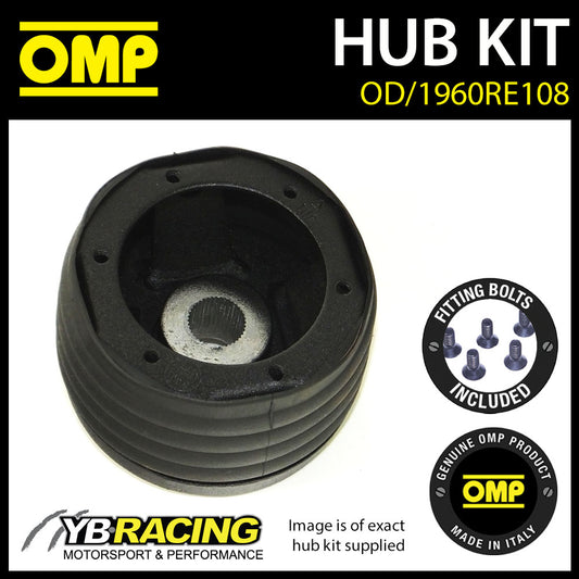 Kit moyeu de volant OMP pour RENAULT R21 86-95 [OD/1960RE108]