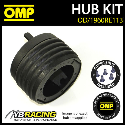 Kit moyeu de volant OMP pour RENAULT CLIO MK2 NO A-BAG 98-05 [OD/1960RE113]