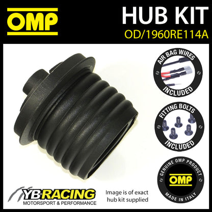 OMP Lenkradnaben-Kit passend für RENAULT CLIO 172 &amp; CUP 98-06 [OD/1960RE114A]