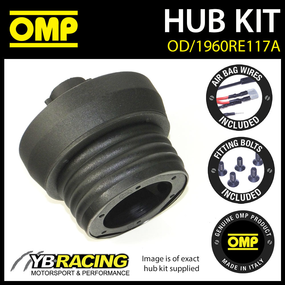 OMP Steering Wheel Hub Boss Kit fits RENAULT CLIO SPORT MK3 (15mm) 08-12