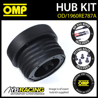 Kit moyeu de volant OMP pour RENAULT CLIO RS SPORT 06-08 [OD/1960RE787A