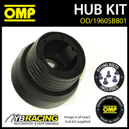 OMP Steering Wheel Hub Boss Kit fits SUBARU IMPREZA STI WRX 04-11 [OD/1960SB801]