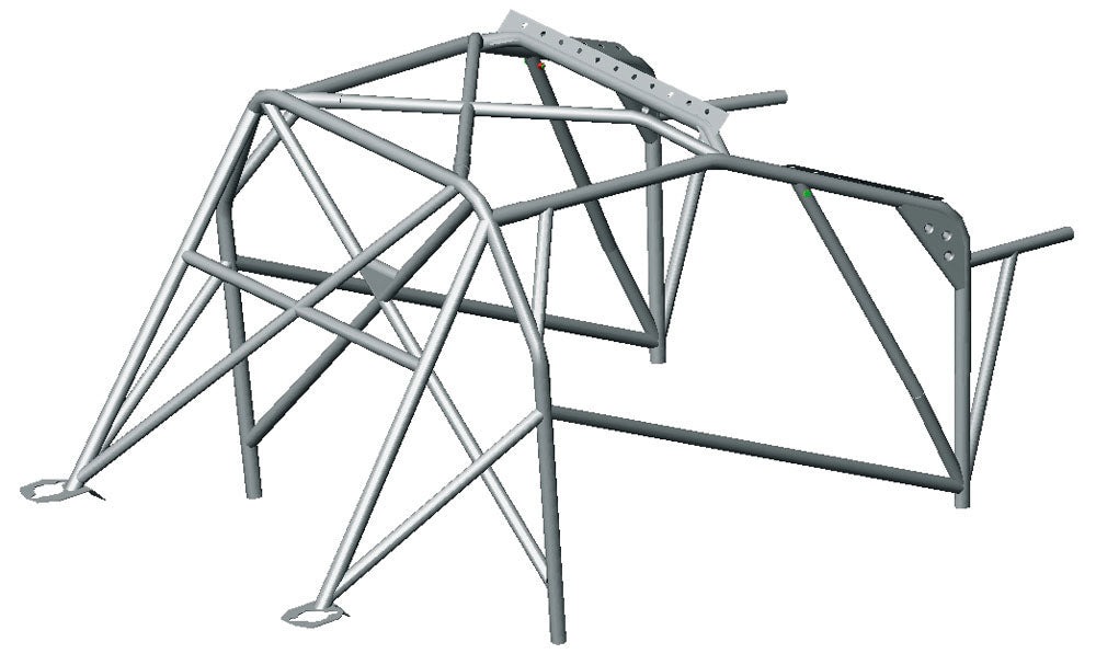 FORD SIERRA 87-93 OMP ROLL CAGE MULTI-POINT CR-MO WELD IN AB/106/65